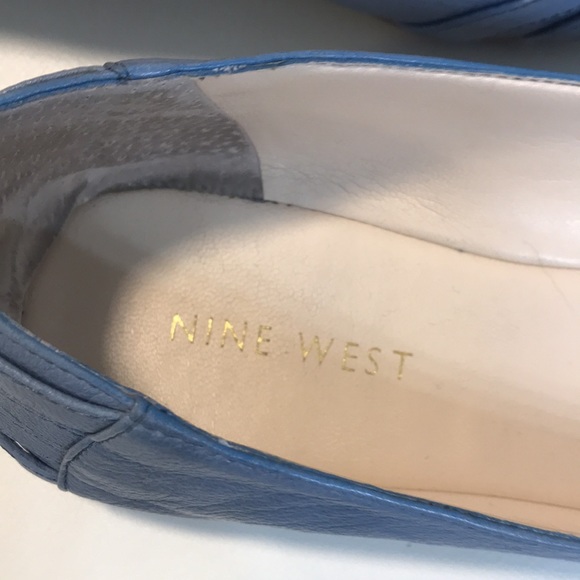 Nine West Baby Blue Flats - Picture 3 of 8